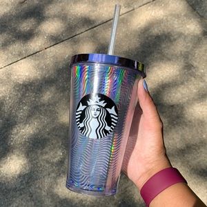 Holographic swirl Starbucks 16oz cup